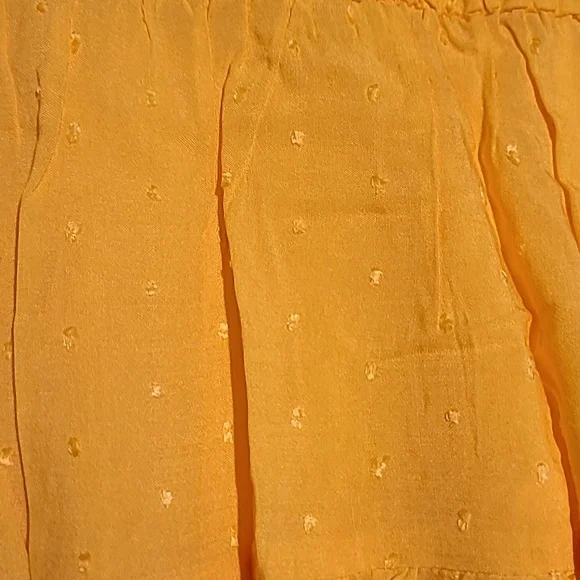 Torrid Yellow Chiffon Lace Accent Blouse - Picture 3 of 5